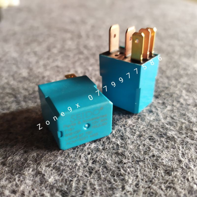 Relay oto xe máy Nais, SEIDO 5 chân 12V-30A