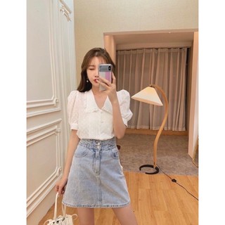 [FREESHIP - HÀNG LOẠI 1] ÁO SƠ MI NỮ VIỀN CỔ CỘC TAY