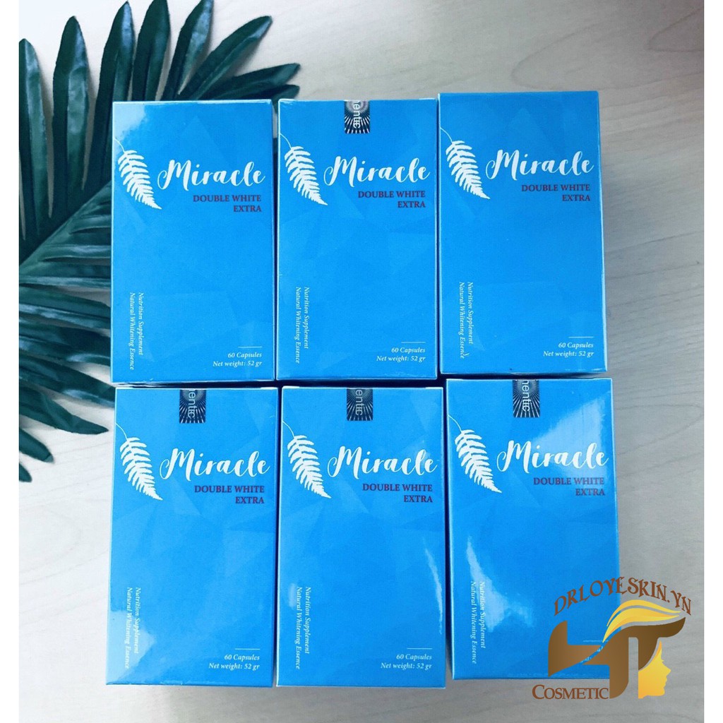 [CHÍNH HÃNG] Viên Uống Sáng Da Miracle Chống Nắng, Trắng Da, Giảm Thâm Nám Da, Nếp Nhăn lọ 60v