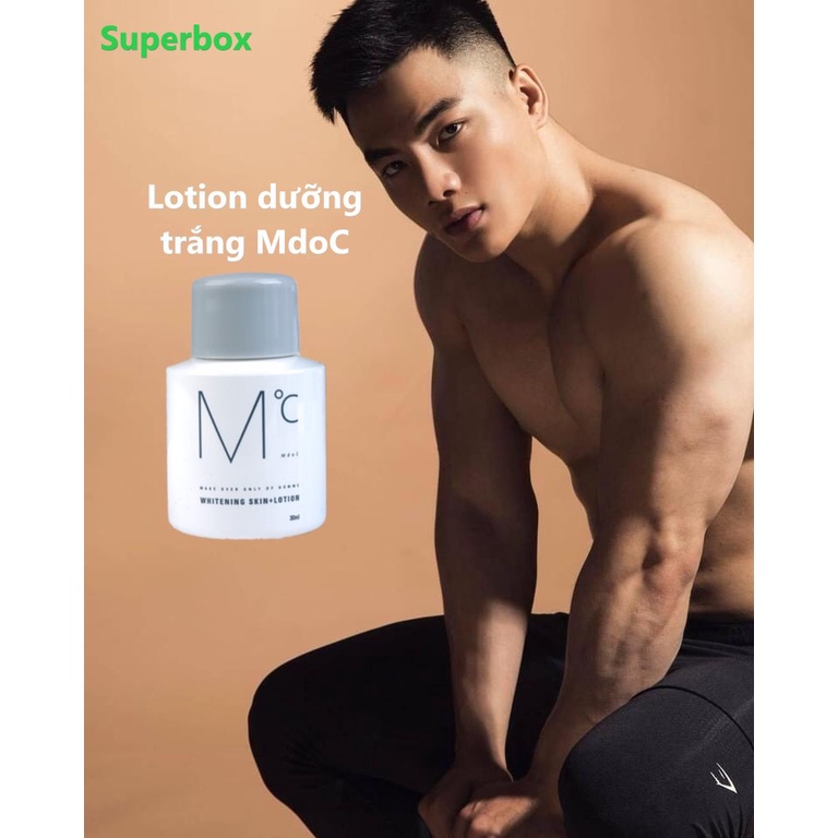 Lotion dưỡng trắng cho Nam MDOC Whitening Skin+Lotion 30ml- Mỹ Phẩm Nam - Hàn Quốc