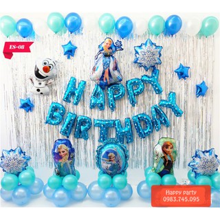 Set Bóng Sinh Nhật Elsa , Sinh Nhật Bé Gái