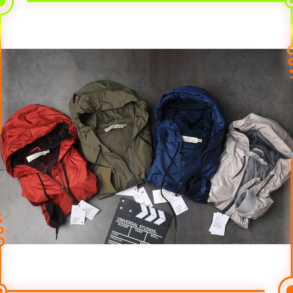 Áo gió nam lót lưới 2 lớp hàng hiệu vnxk  chất vải mềm mịn giá sale thanh lý | BigBuy360 - bigbuy360.vn