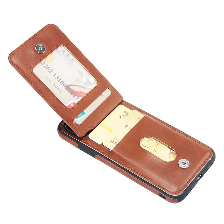 Bao da Iphone X, Xs, Xs Max, Xr kiêm ví đựng tiền, thẻ, card rất tiện lợi Minh's House | BigBuy360 - bigbuy360.vn