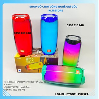 Loa Bluetooth Pulse 4 âm thanh sống động, thiết kế bắt mắt có đèn led nháy theo nhạc Bảo hành đến 12 tháng