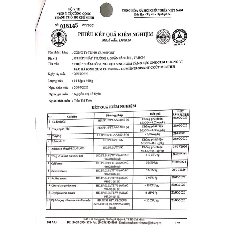 Kẹo Singum Tăng Lực Onegum Bổ Sung Vitamin B3 B6 B12 | Thế Giới Skin Care