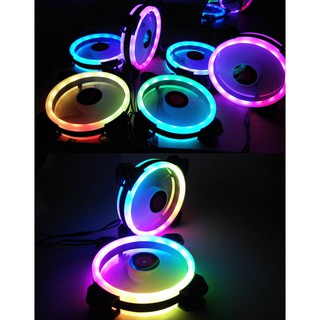 Quạt tản nhiệt Coolmoon Shine RGB digital, 366 hiệu ứng chuyển màu