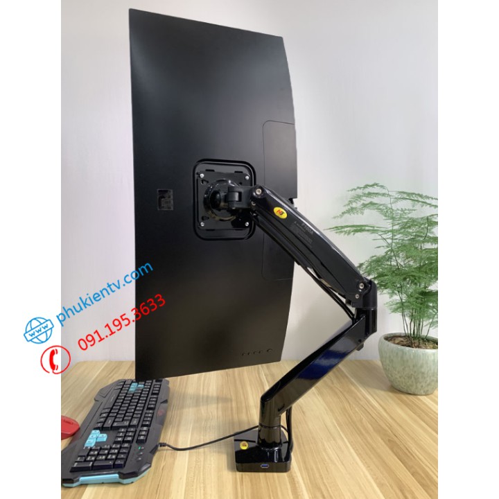 Giá treo màn hình NB F100A 22 - 35 inch - Tay treo màn hình F100A Gắn bàn Chính Hãng NorthBayou