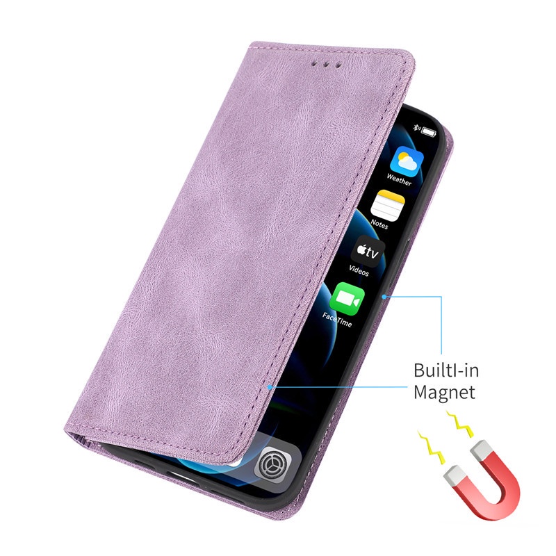 Bao da điện thoại kiểu ví lật thời trang cho for iPhone 13 12 11 pro max