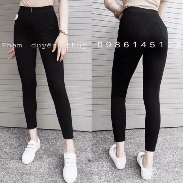 [GIÁ SẬP SÀN] quần legging hàn, quần legging dài  ( ảnh thật )