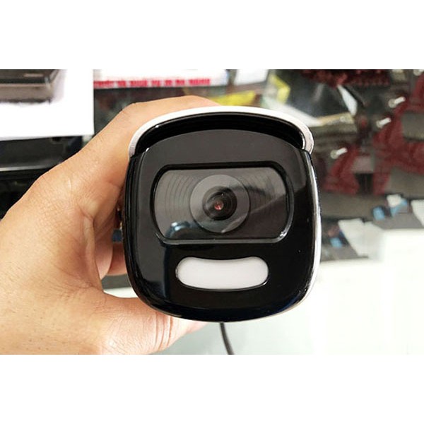 Camera HDTVI ColorVu 2MP HIKVISION DS-2CE12DFT-F Chính hãng