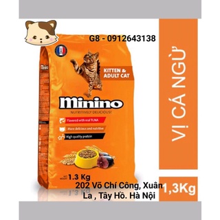 1,3kg Minino tuna - Thức ăn mèo Minino cam