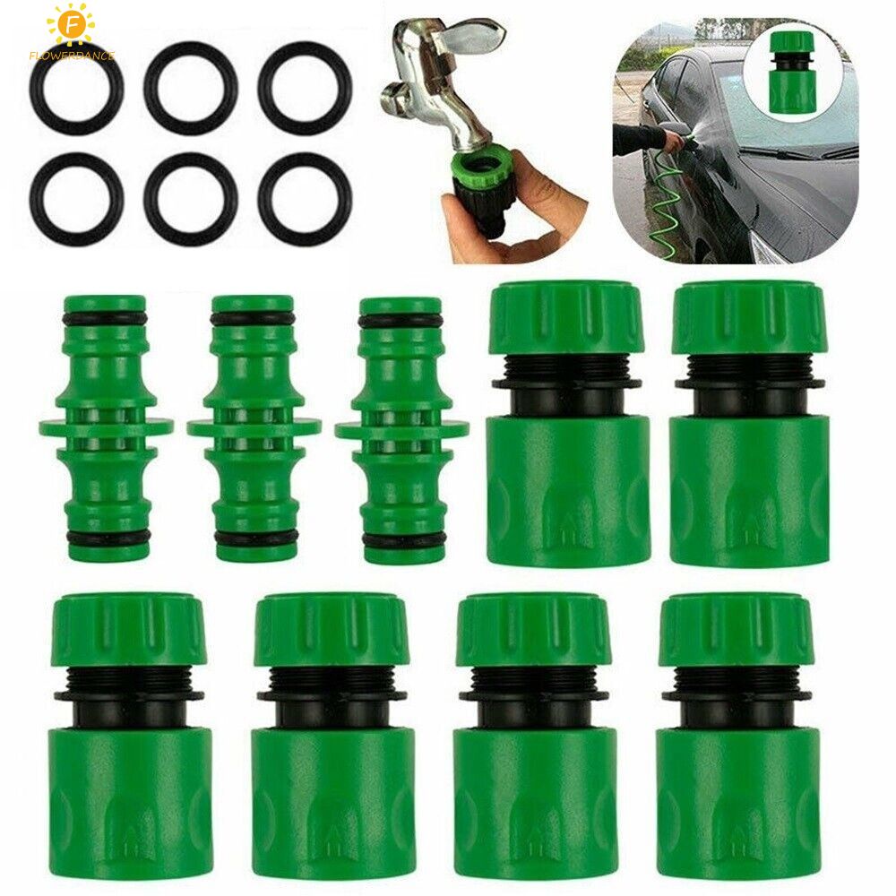 15 Chiếc Nước Sân Vườn Vòi Lắp Bộ Nhanh Tưới Cây Ống Tập Kết Nối Bộ Chuyển Đổi Rửa Xe Ô Tô Súng Nước Phụ Kiện Với Đôi chiếm Lấy Đầu FLOWERDANCE