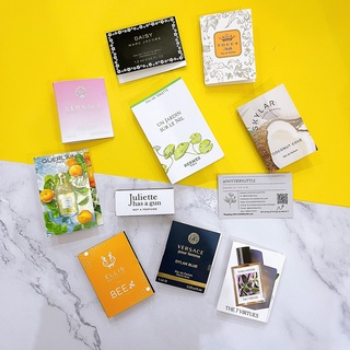 Set 10 vial nước hoa các mùi