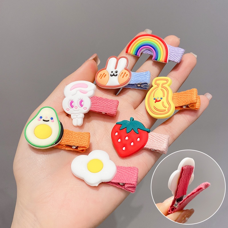 Bộ Kẹp Tóc Không Đau Kiểu Dáng Dễ Thương Xinh Xắn Dành Cho Bé