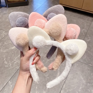 Băng đô cài tóc tai mèo đính ngọc
