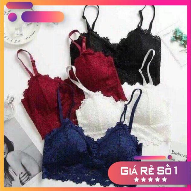 FREESHIPÁo Bra 343 Ren Hoa Siêu Đẹp Free Size Hàng Loại Đẹp