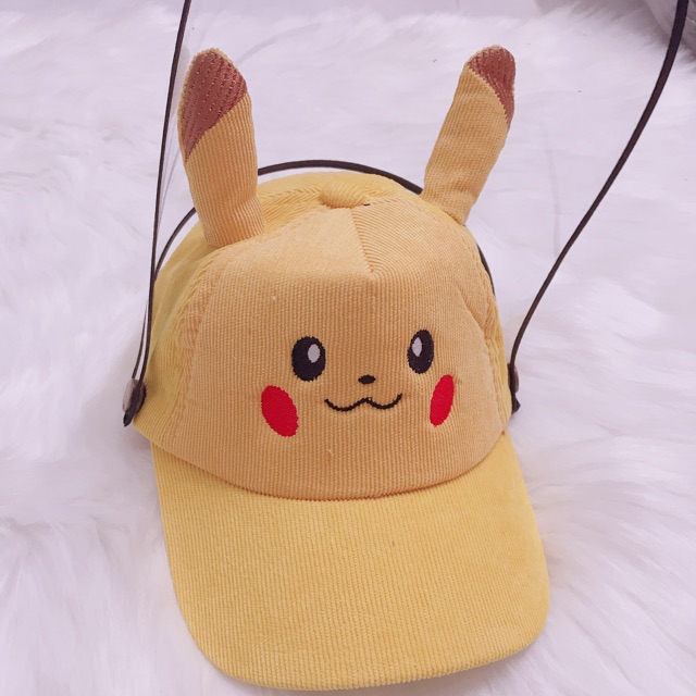 Nón Kết Pikachu Kèm Kính Phòng Hộ Cho Bé (Nhiều Màu)