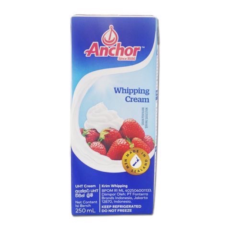 Kem Sữa Whipping Anchor 250ml