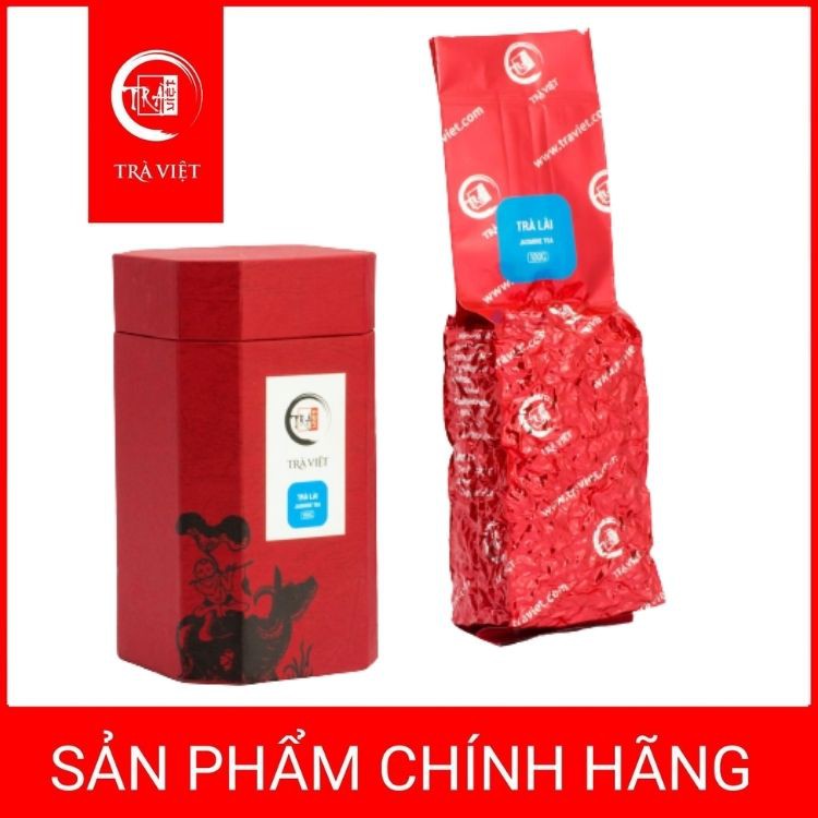 Trà Lài Cao Cấp Trà Việt - Hộp Trà Bát Giác 100gx1túi, Hộp Trà Mười Tép 8gx10túi [Chính hãng]