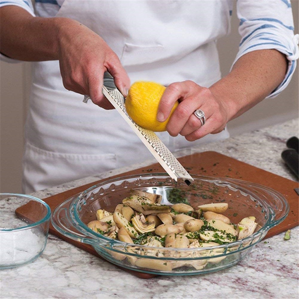 Dụng cụ bào phô mai/chanh bằng thép không gỉ tiện lợi