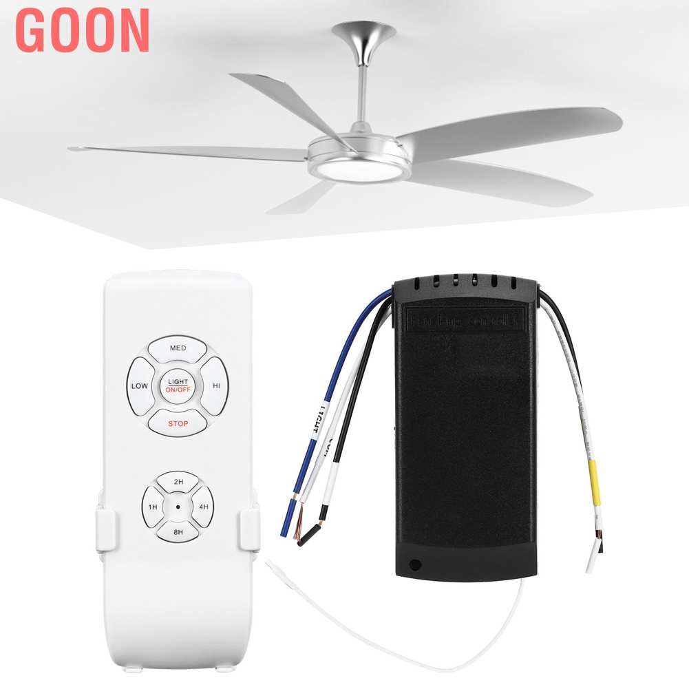 Goon Bộ Công Tắc Điều Khiển Từ Xa Không Dây 3 Tốc Độ Cho Quạt Trần