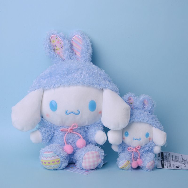 Búp bê nhồi bông Kuromi Melody Cinnamoroll Kitty phong cách lễ phục sinh 23cm/30cm treo trang trí/làm quà tặng