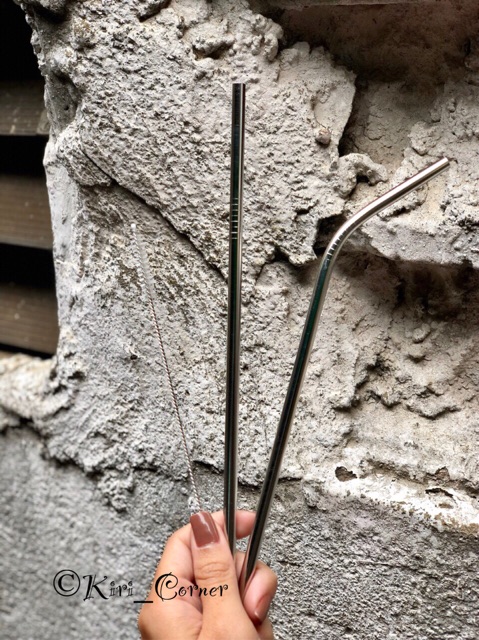 🥤Ống hút kim loại và cọ rửa ống hút🥤 | BigBuy360 - bigbuy360.vn