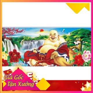 FreeShip 150K Tranh đính đá Phật Di Lạc LV337 (183x77cm) chưa đính
