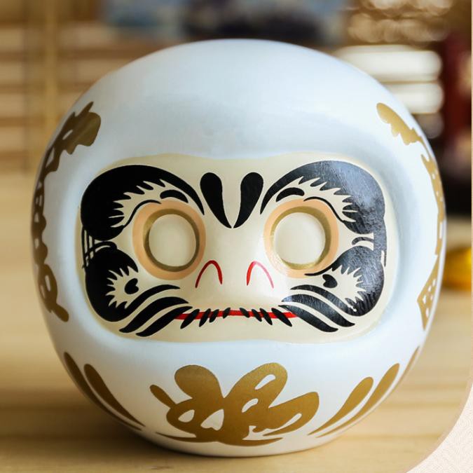 Tượng thần tài Daruma cầu tài và may mắn loại không tròng, búp bê daruma Nhật Bản | BigBuy360 - bigbuy360.vn