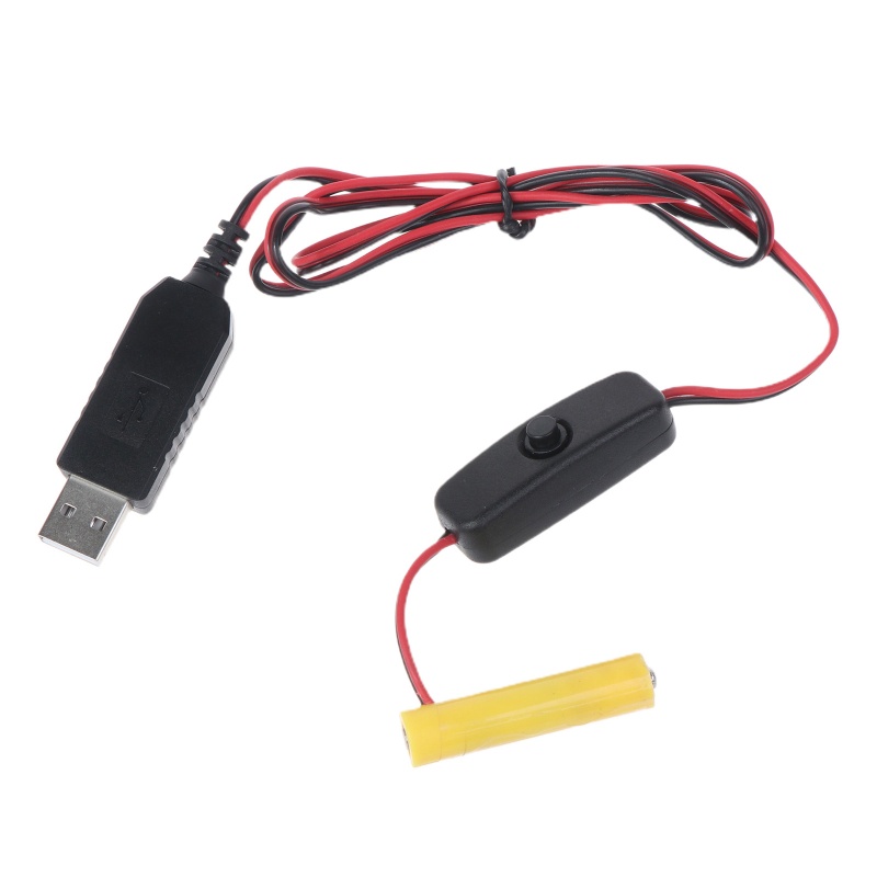 Nguồn Điện USB 1.5v AAA Thay Thế 1x AAA Có Công Tắc