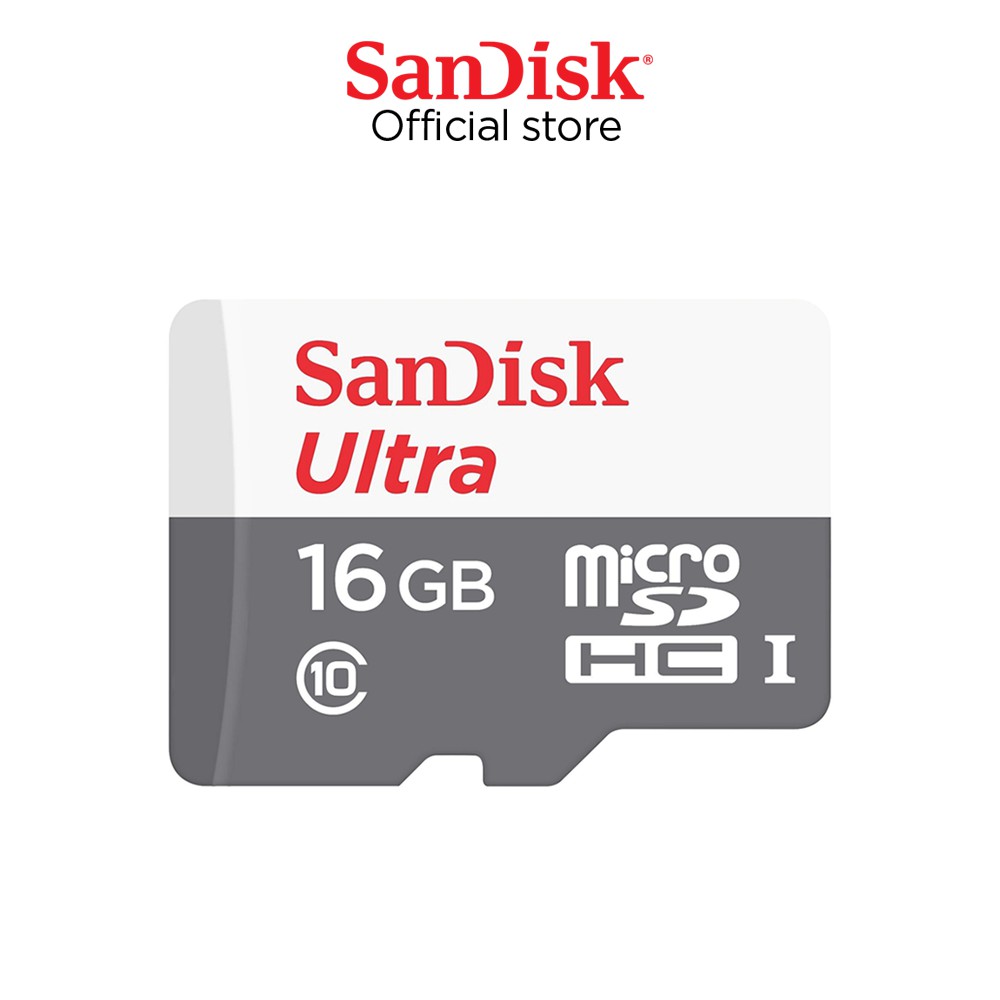 [Mã ELWDSD giảm 8% tối đa 200K] Thẻ nhớ microSDHC Sandisk 16GB upto 80MB/s 533X Ultra UHS-I - Hãng phân phối chính thức | BigBuy360 - bigbuy360.vn