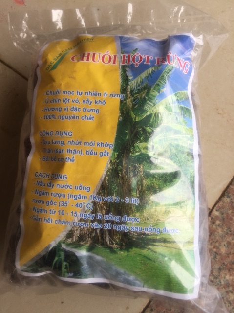 1 kg chuối hột rừng