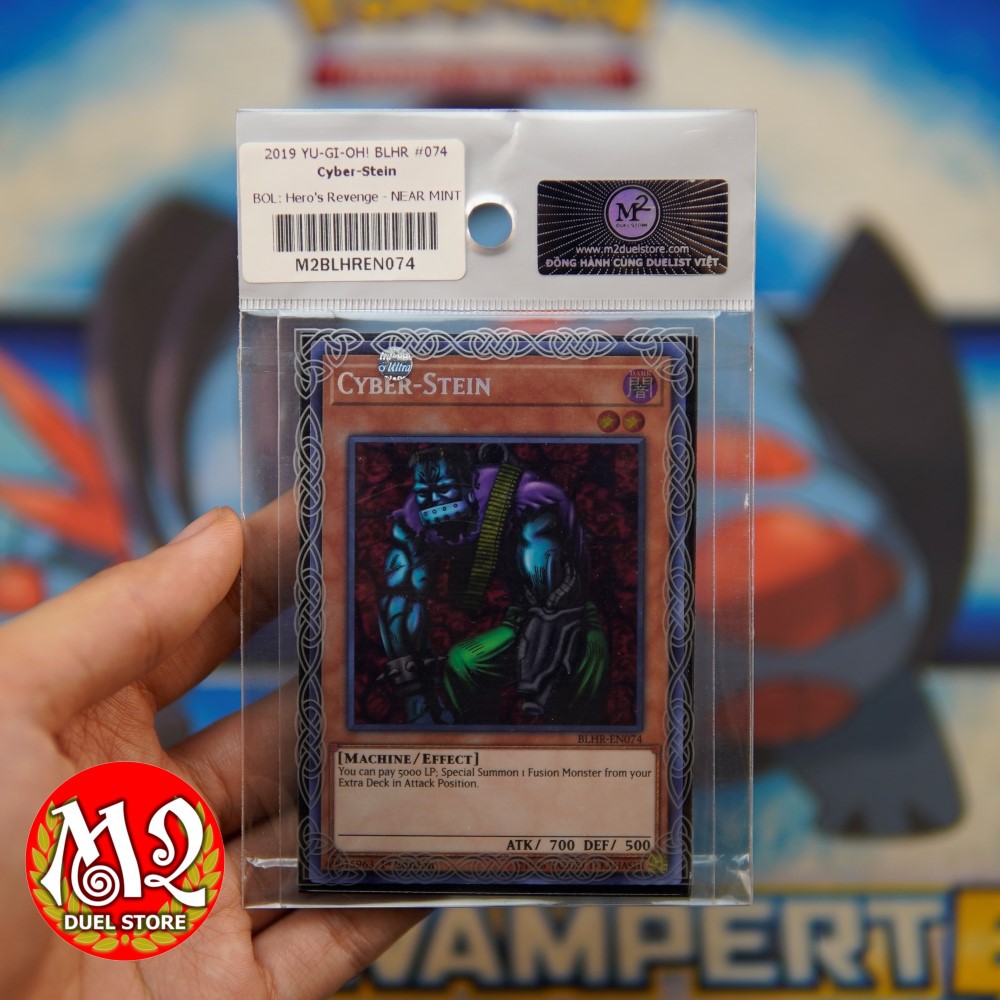 Thẻ bài đồ chơi Yugioh Cyber – Stein - Secret Rare - Bảo quản M2SCCQ-LITE