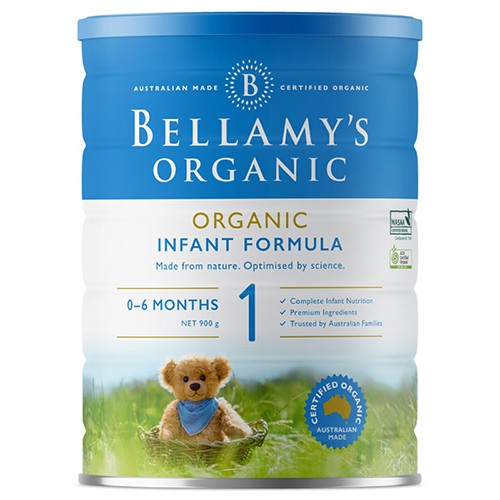 Sữa Bellamy's Organic Infant Formula số 1 900g mẫu mới