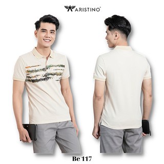 Áo Polo ARISTINO APS066S1 Cao Cấp Cotton Mềm Mát, Không Sổ Lông, Form Slim