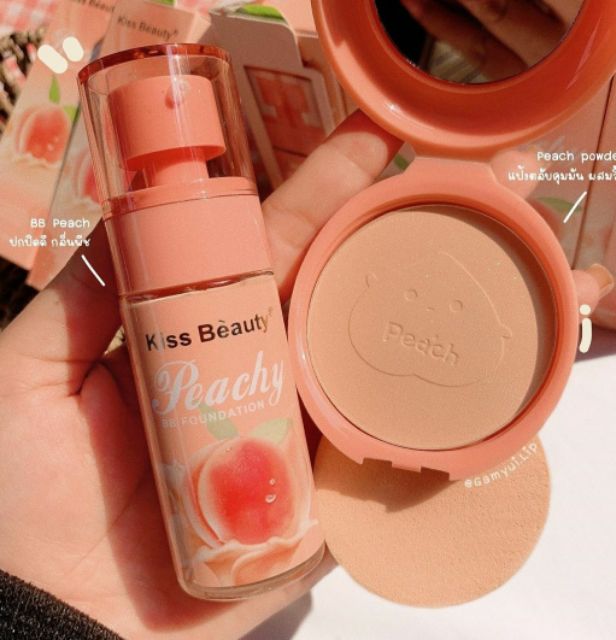 Combo 2 món kem nền + phấn phủ Kissbeauty - Mẫu Mới | BigBuy360 - bigbuy360.vn