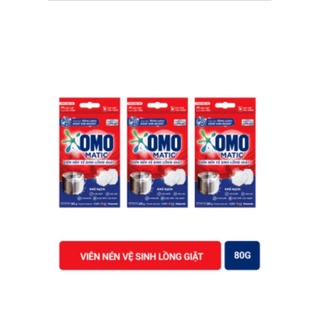 Omo matic viên nén vệ sinh lồng giặt 80g