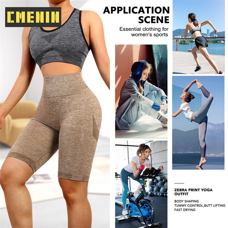 1 Quần Short Ôm Hông Bằng Nylon Dùng Tập Thể Dục/Yoga/Thể Hình Cho Nữ Y0014