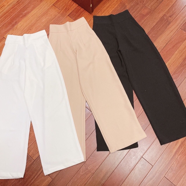 QUẦN ỐNG RỘNG LƯNG CAO CÓ SIZE ĐẠI