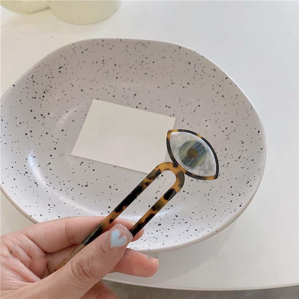 MXGOODS Trâm Cài Tóc Họa Tiết Da Báo Phong Cách Hàn Quốc