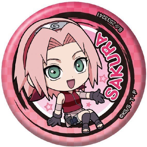 (ĐẦU TO CHIBI) Huy hiệu IN HÌNH NARUTO anime chibi xinh xắn
