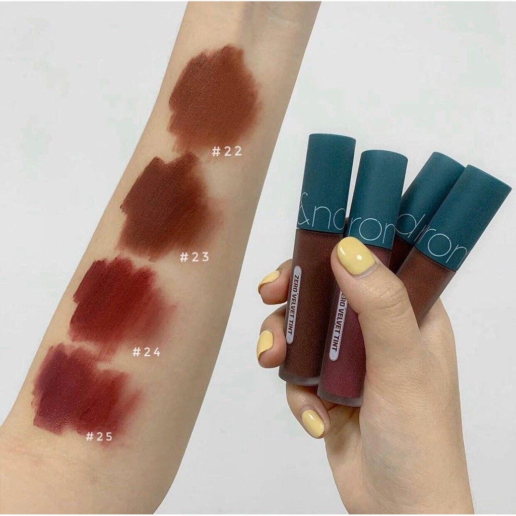 Son Kem Lì, Lên Màu Chuẩn, Mịn Môi Romand Zero Velvet Tint