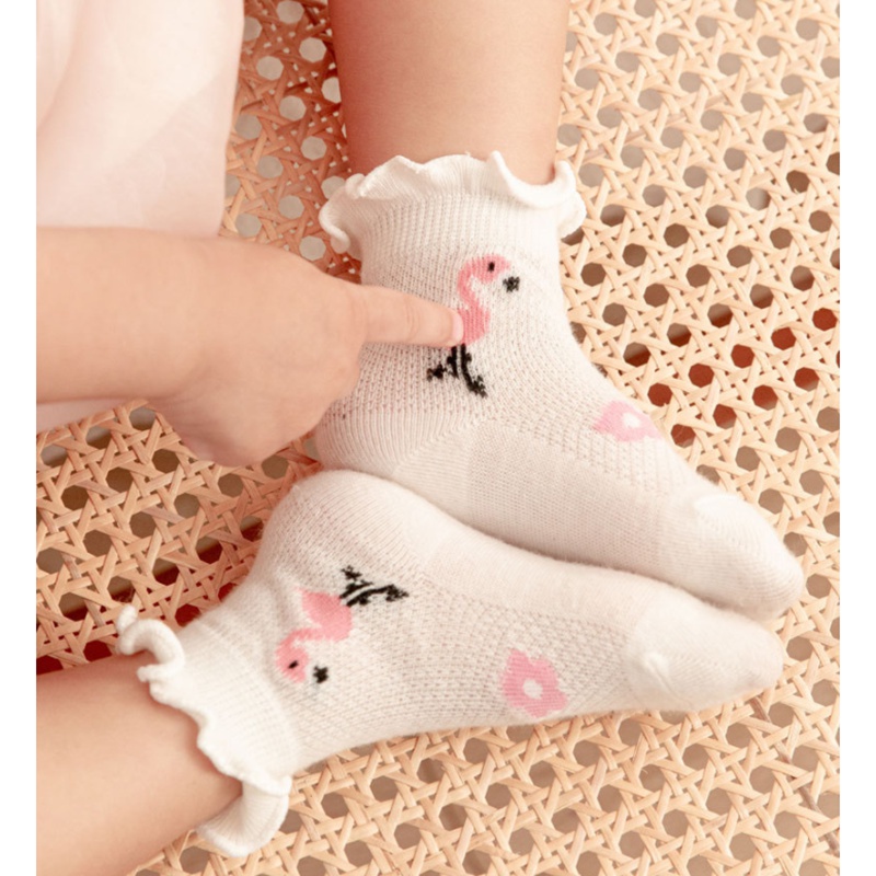 Vớ Cotton Ren Hoa Dễ Thương Cho Bé GáI (0-6 TuổI)