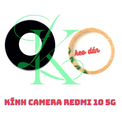 Mặt kính camera xiaomi Redmi 10 5g sẵn keo dán