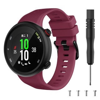 Watch Band for Garmin Forerunner 45/Forerunner 45S Silicone Strap Replacement Bracelet Accessory Wristband