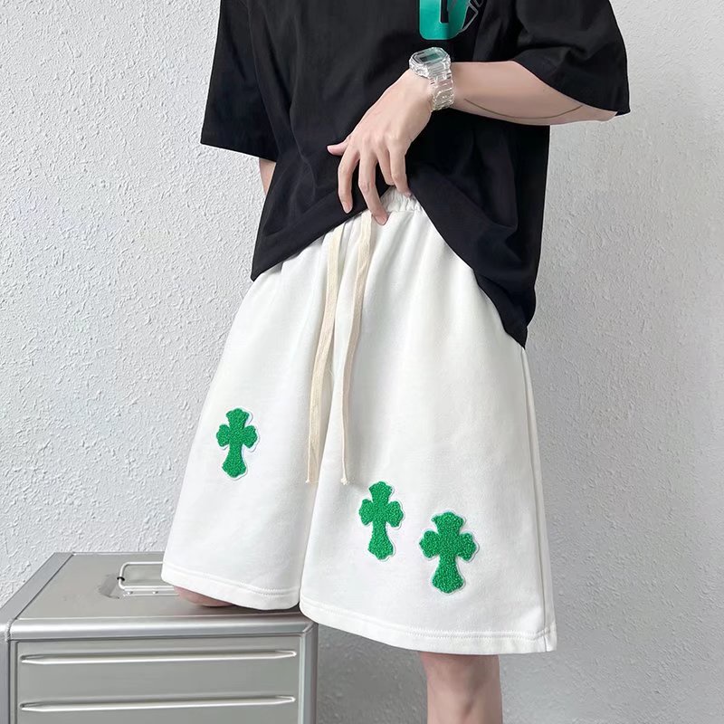 Quần Short Thể Thao Ống Rộng Màu Sắc Tương Phản Thời Trang Mùa Hè Cho Nam Giới