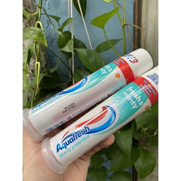 [ Date 2024 ] Kem Đánh Răng Aquafresh fresh &amp; minty 100ml Chính Hãng