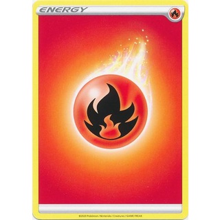 Thẻ bài Pokemon Fire Energy - 2020