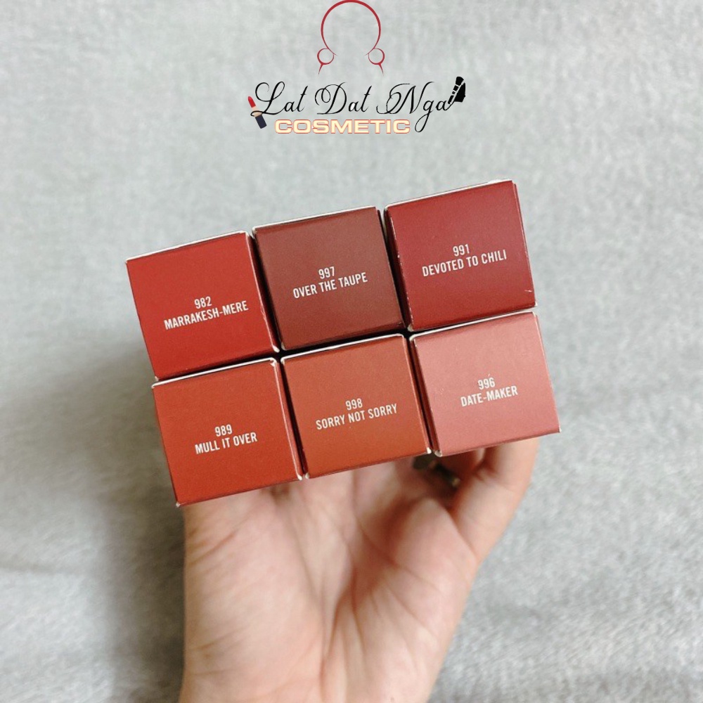 . Son Mac Powder Kiss Liquid - Đủ Màu - Son Mac Kem 973.974.979.982.989.991995.997.998