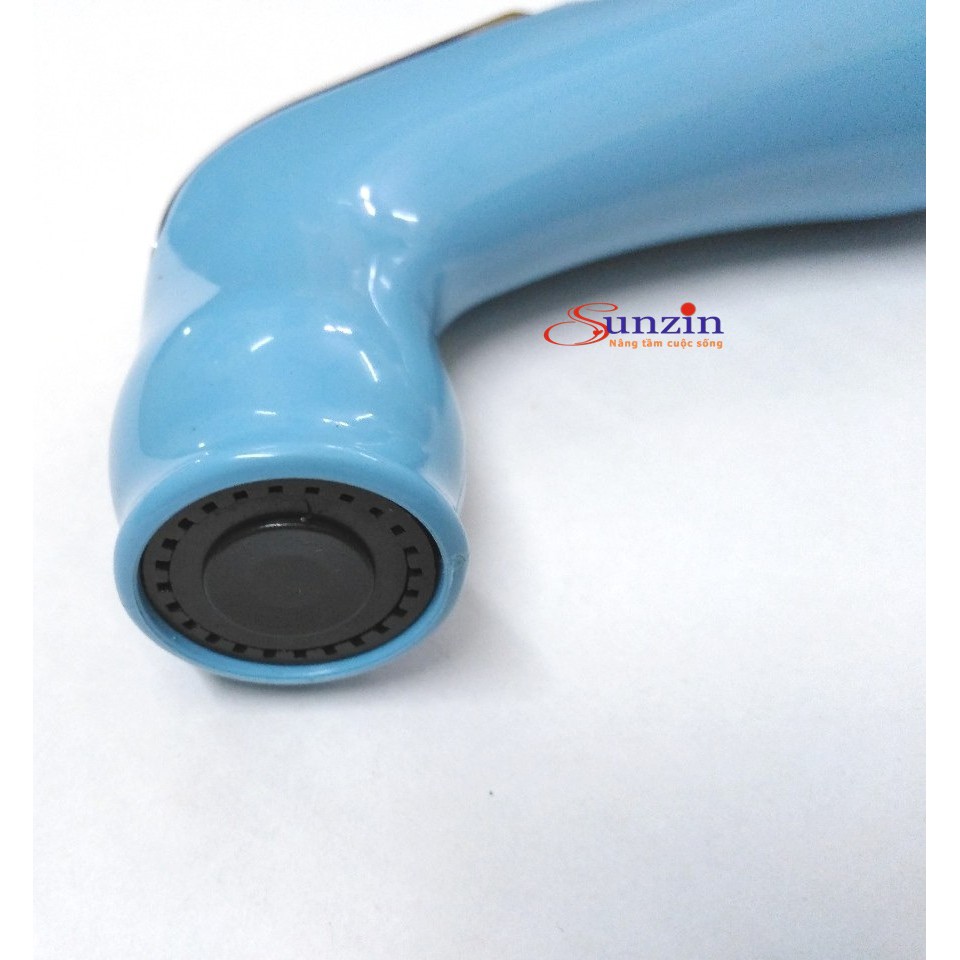 Đầu xịt rửa vệ sinh SZ079, chất liệu nhựa ABS (xanh), tặng 2 gioăng cao su